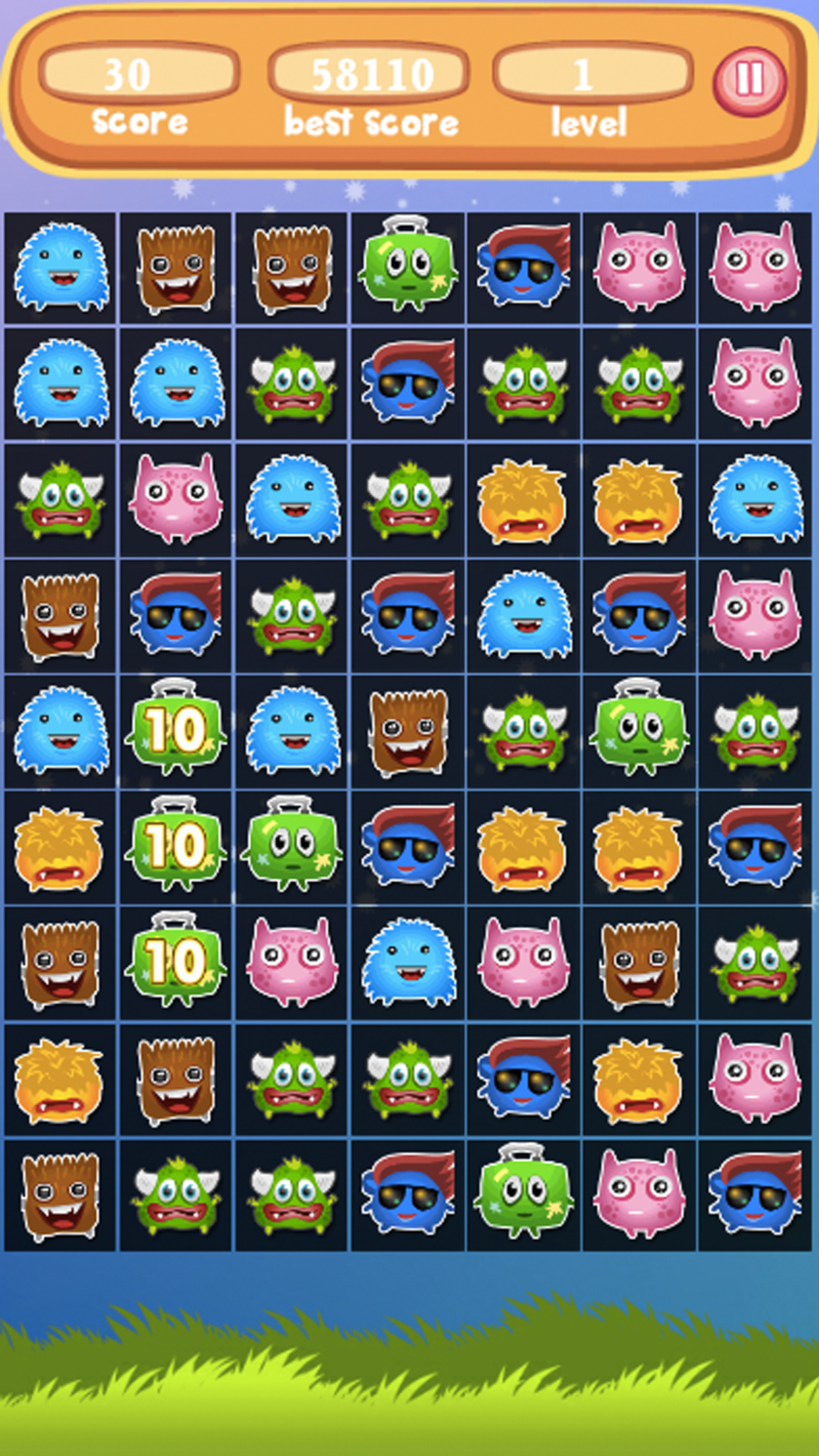 Monster Busters: Match 3 Puzzle FREE Game screenshot 2