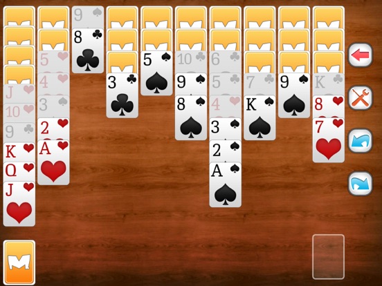 Spider Solitaire iPad app afbeelding 3