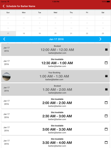 Book It iPad screenshot