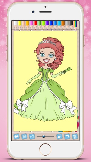 Royal Princess Coloring Book Paint fairy tale princesses - P(圖5)-速報App