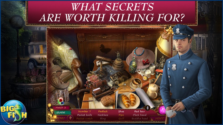 #2. Danse Macabre: Deadly Deception - A Mystery Hidden Object Game (iOS) By: Big Fish Games, Inc