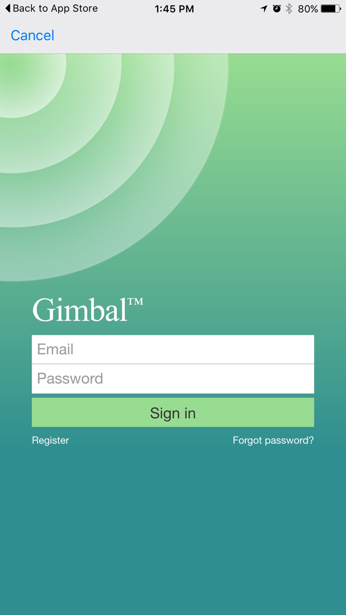 Gimbal Beacon Manager
