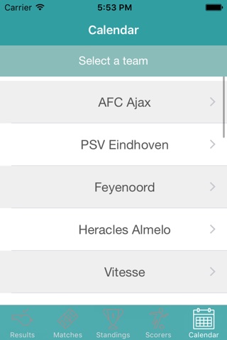 InfoLeague - Dutch Eredivisie screenshot 4