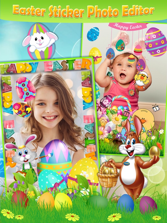 Screenshot #4 pour Easter Photo Sticker.s Editor - Bunny, Egg & Warm Greeting for Holiday Picture Card