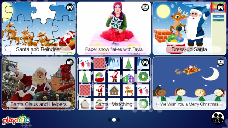 Santa on the Night Before Christmas: Videos, Games, Photos, Books & Interactive Activities for Kids by Playrific