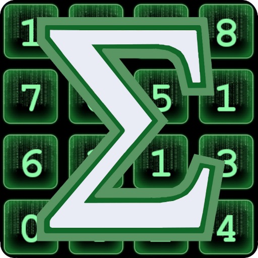 Sum Matrix Numbers Puzzle Icon