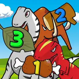 DinoMath Let's study numbers with dinosaurs app icon