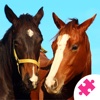 Cute Ponies Jigsaw Puzzles : logic game for toddlers, preschool kids and little girls