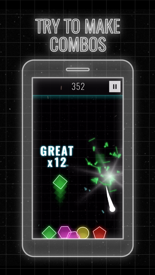 #4. Geometry Cut (iOS) 由: Tiny Games