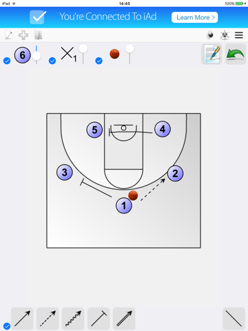 Screenshot #4 pour Basketball Chalk Free