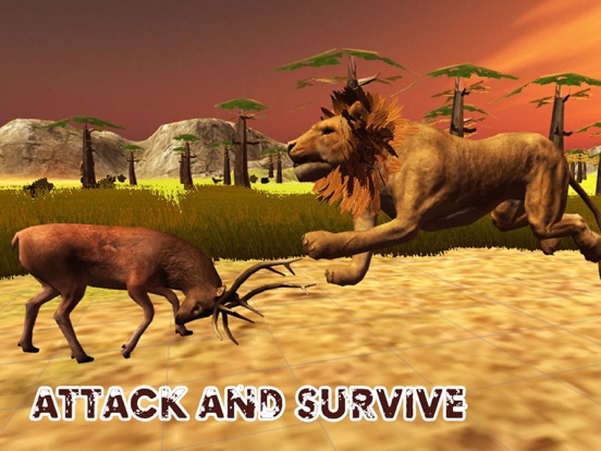 Screenshot #6 pour Lion Simulator 3D - Ultimate Wild Life Lion Simulator