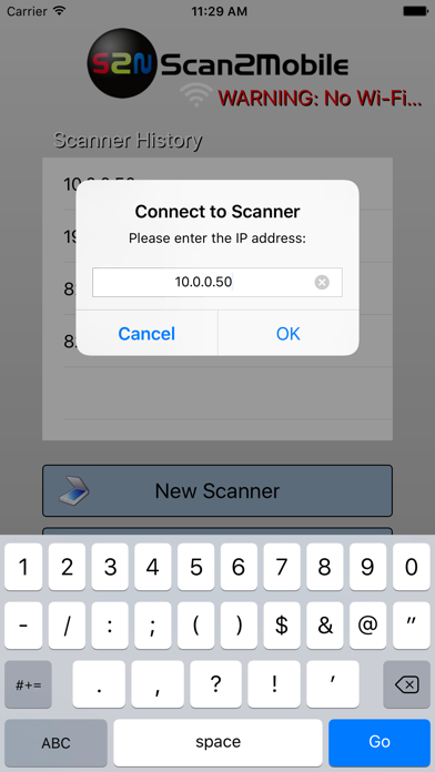 Scan2Mobile app screenshot 2