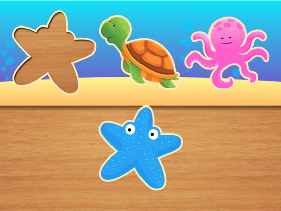 Underwater Adventures - learning puzzle for toddlers and preschoolers iPad screenshot