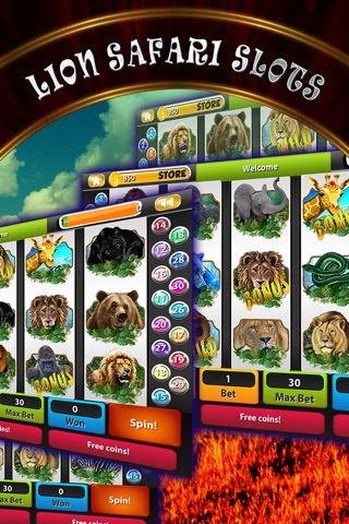 Lion Safari Golden Slots: Free Slot, Poker Machines & Pokies Journey Casino Of Treasures screenshot 3