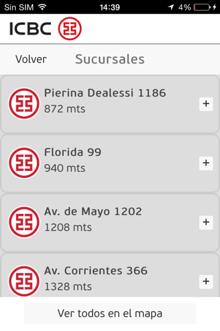 ICBC Sucursales y cajeros screenshot 2