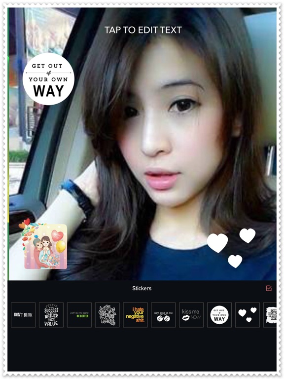Cute Camera Editor - picture collage effects plus photo yourself & best blender mix pic with filters and mirror iPad screenshot 1 - Photo & Video app