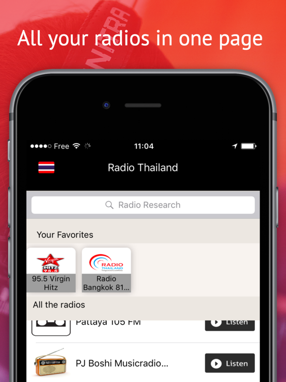 Radio Thailand - Radios THAI FREE iPad screenshot