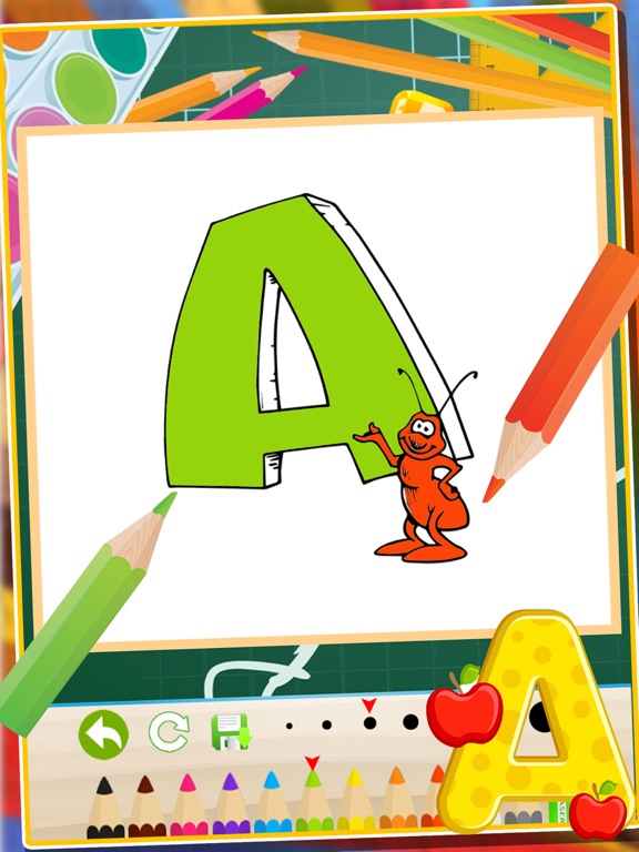 Screenshot #5 pour ABC Animals Coloring Book Jeux de peinture pour enfant en bas âge préscolaire et les enfants