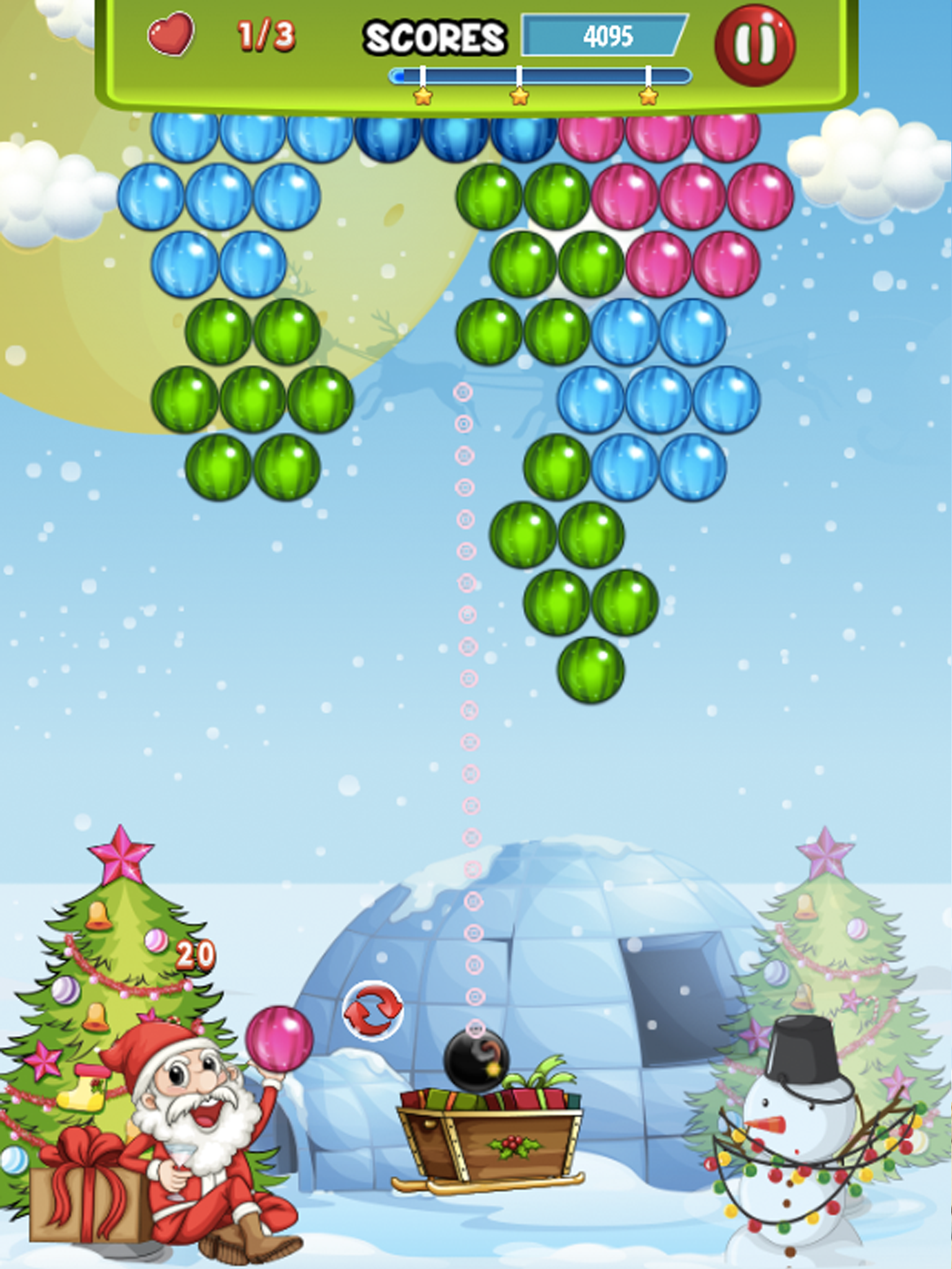 Bubble Winter Season - Matching Shooter Puzzle Game Free