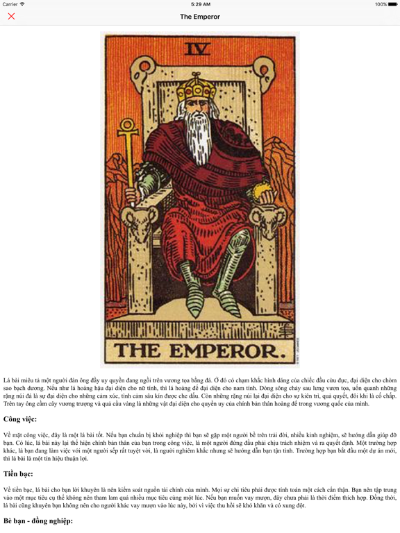 Tarot Certificate iPad screenshot