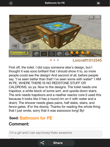 Screenshot #6 pour Seeds & Furniture for Minecraft - MCPedia Pro Gamer Community!