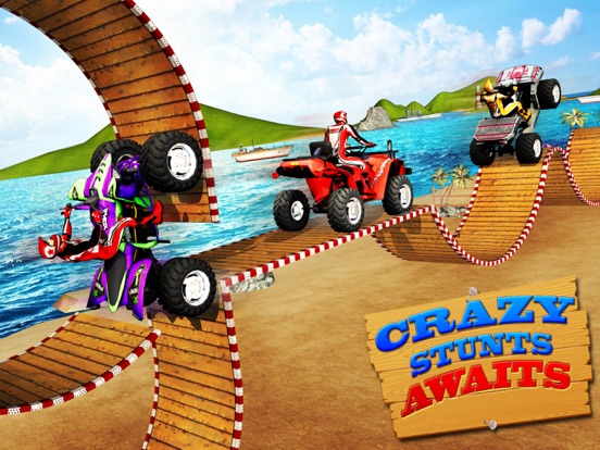 Beach Bike Stunts 2016 iPad screenshot
