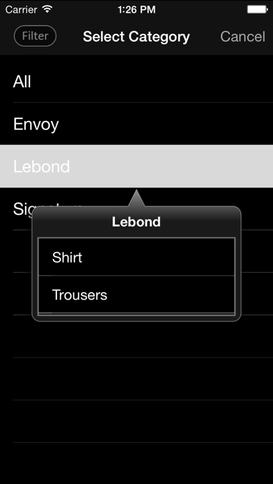 App screenshot