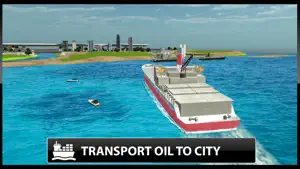 Transport Oil 3D - Cruise Cargo Ship and Truck Simulator screenshot 2