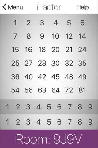 iFactor - Multiplication Game screenshot 3