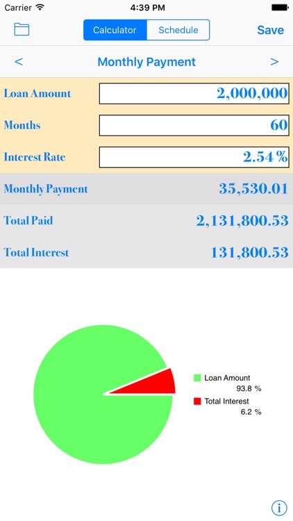 Emprunt (Loan Calc)