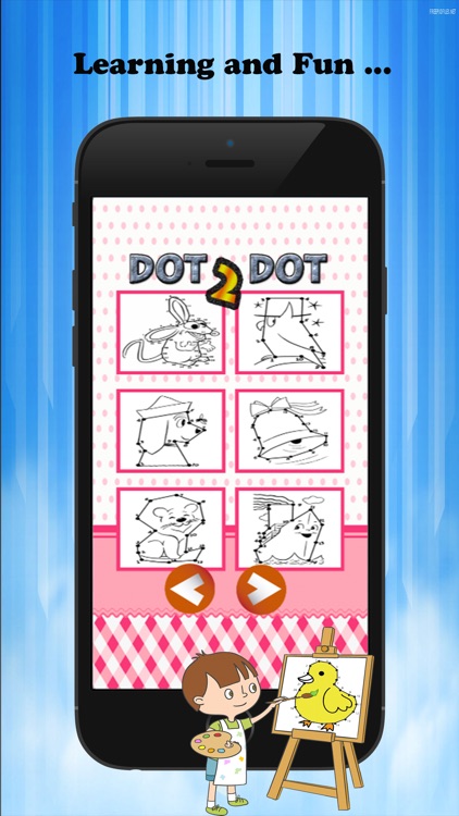 Dot to Dot Coloring Book Brain Learning  - Free Games For Kids screenshot-3