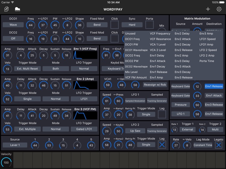 Patch Touch: for Oberheim Matrix screenshot-4