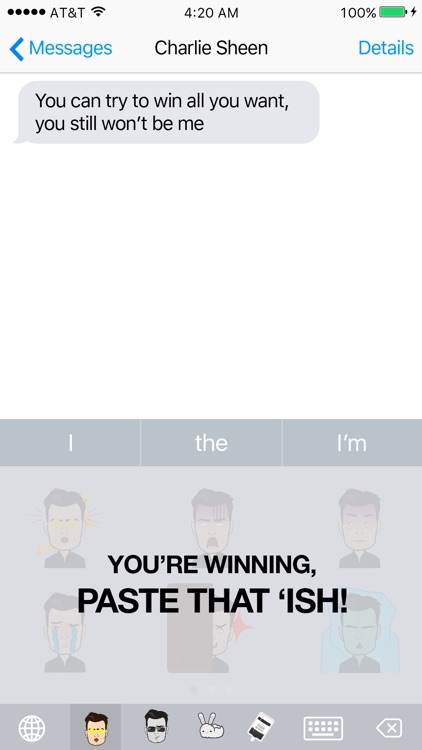 Sheenoji - The Charlie Sheen Keyboard