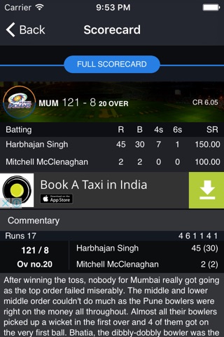 Live Cricket score, Schedule and News screenshot 3