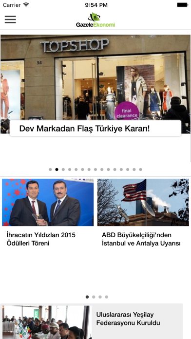 Screenshot #1 pour Gazete Ekonomi