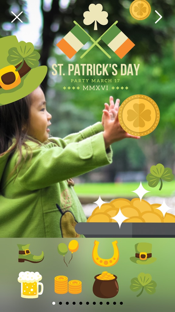 【图】LuckLuckLuck – St Patricks Irish Pride Everyday FREE Photo Stickers(截图2)