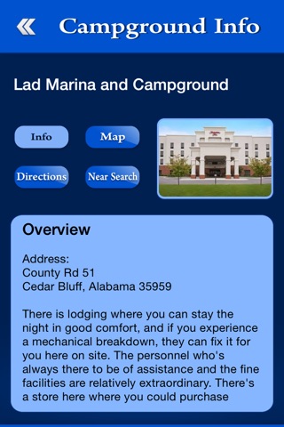 Alabama Campgrounds and RV Parks screenshot 3