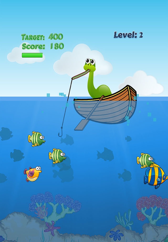 Dinosaur Fishing Free Games - Crazy Catch Big Fish Deep Sea screenshot 2