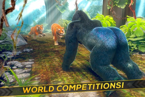 Gorilla Simulator 2016 | Monkey vs. Tiger Game For Free screenshot 2