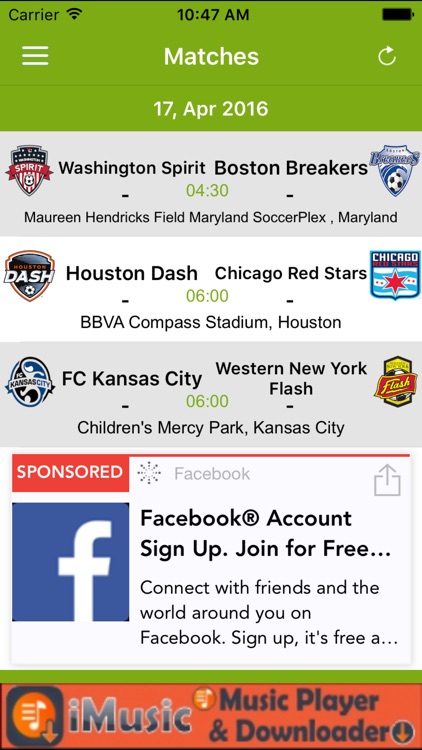 Soccer Pro-Live Scores-NWSL-US