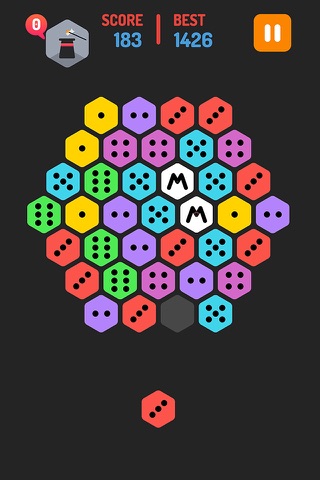 Merge Hexagon - Combine & Merged Blocks Slither Dots screenshot 2