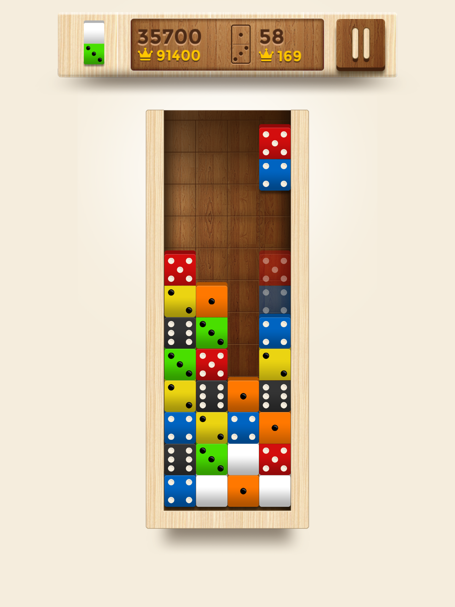 Domino Fit - 10/10 Merged Blocks (Dominoes puzzle games)