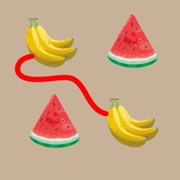 Draw a line to matching game for kids