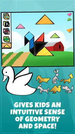 Game screenshot Kids Doodle & Discover: Farm Animals - Math Puzzles That Make Your Brain Pop apk
