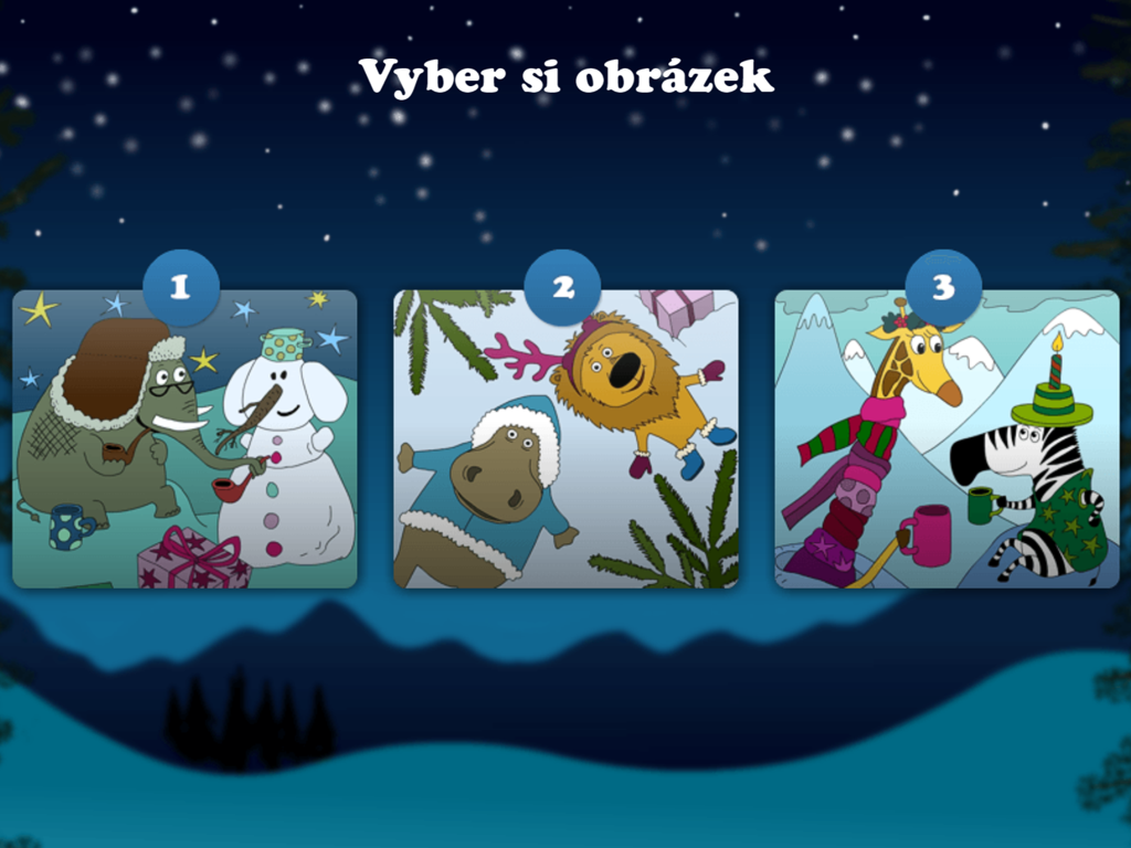 Vybarvené Vánoce screenshot 3