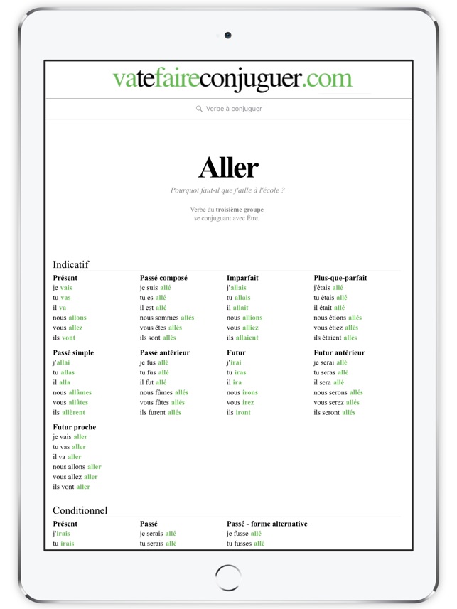 vatefaireconjuguer in de app store