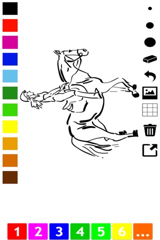 アクティブ！塗り絵の本 子供のための馬の： 学ぶ ペイントや馬を着色するのおすすめ画像3