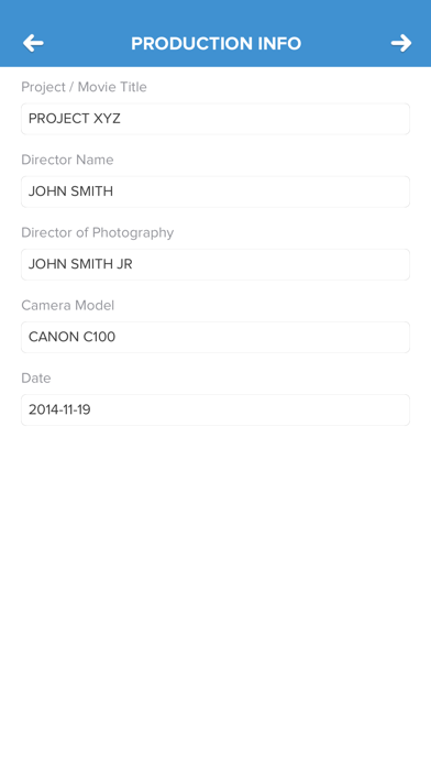 Screenshot #1 pour Camera Log