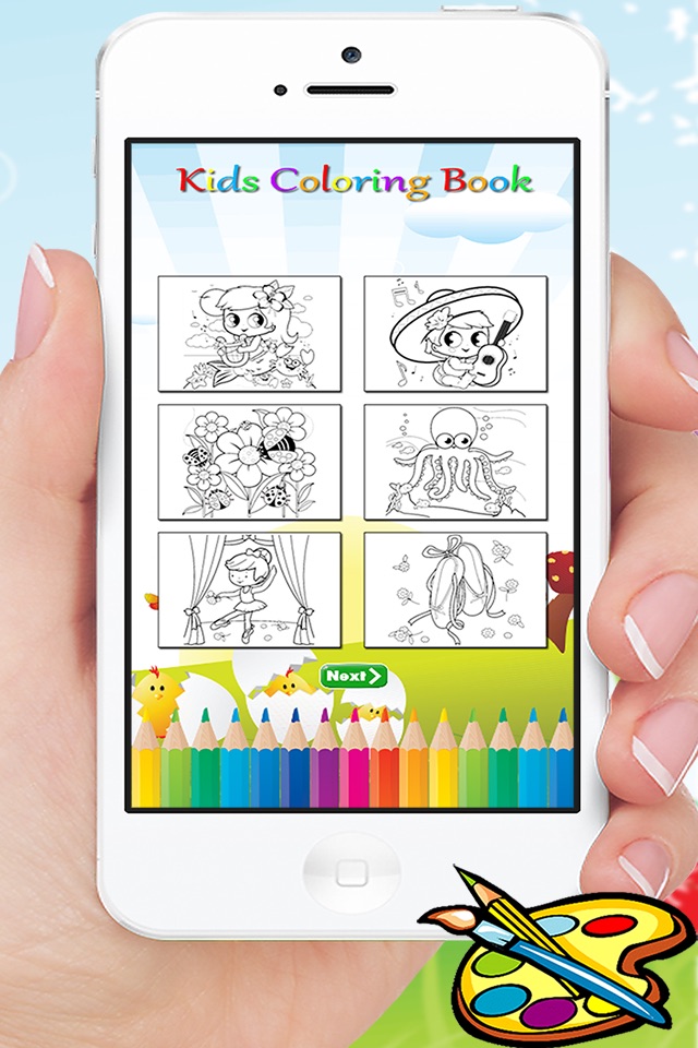 Kid Animal & Flower Coloring Book - Drawing for Kids Games screenshot 2