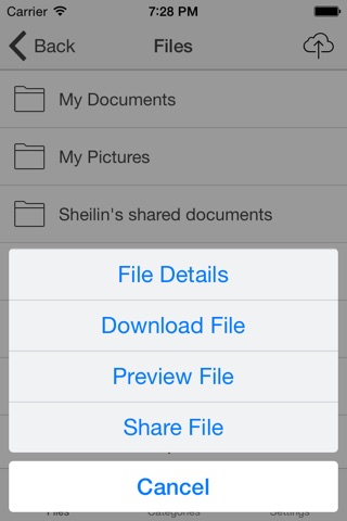 File Sharing Mobile screenshot 4